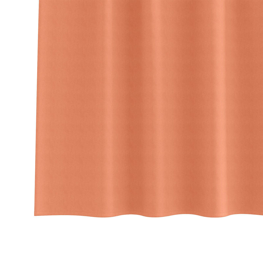 Fekete Függöny Gyűrűkkel 2 pcs Terrakotta 225 x 140 cm