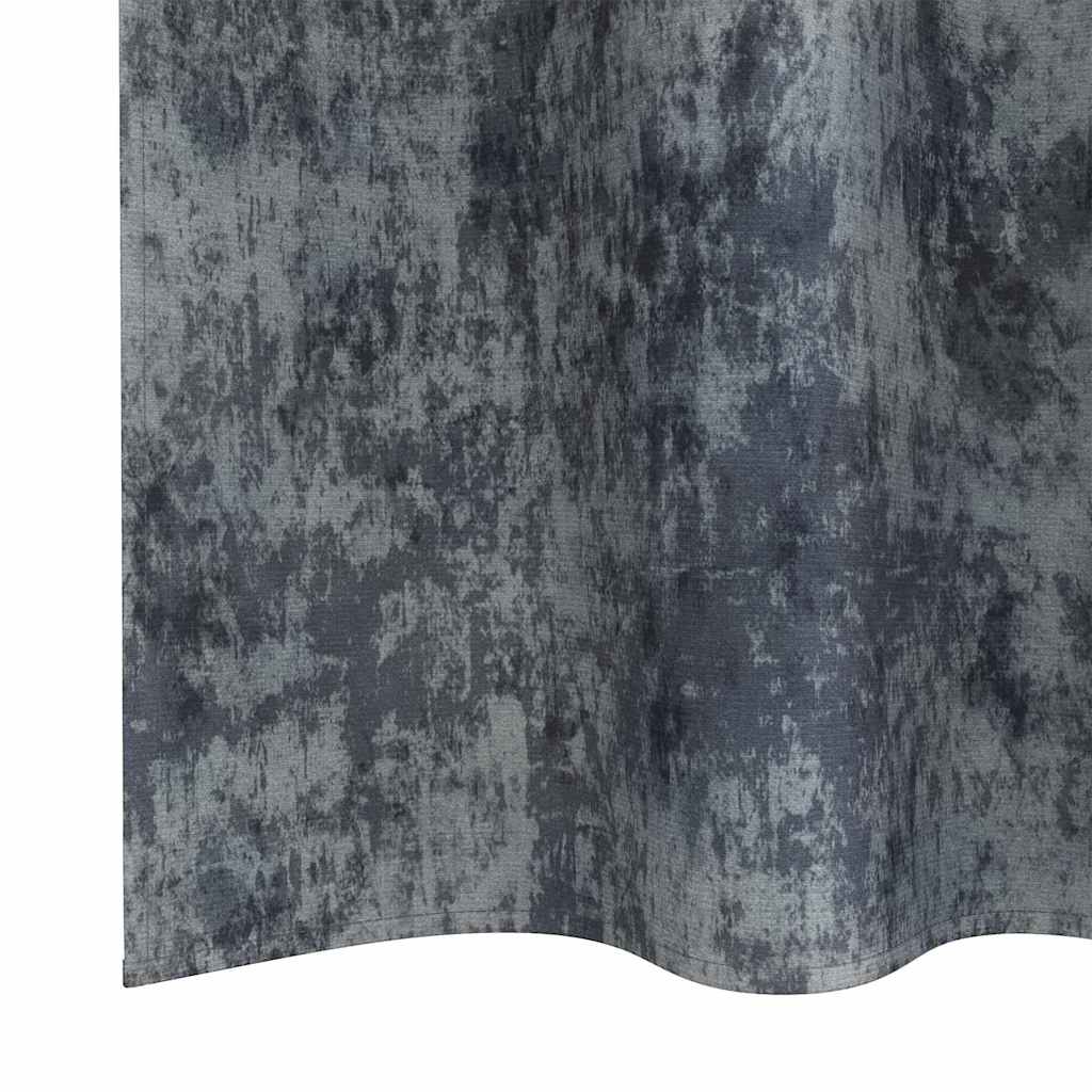 Bársonyfüggönyök 2 db Ezüst Szürke 140 x 140 cm Bársony