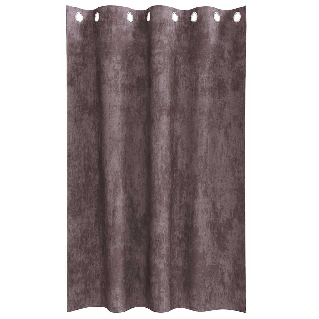 Bársonyfüggönyök 2 db Barna 175 x 140 cm Bársony