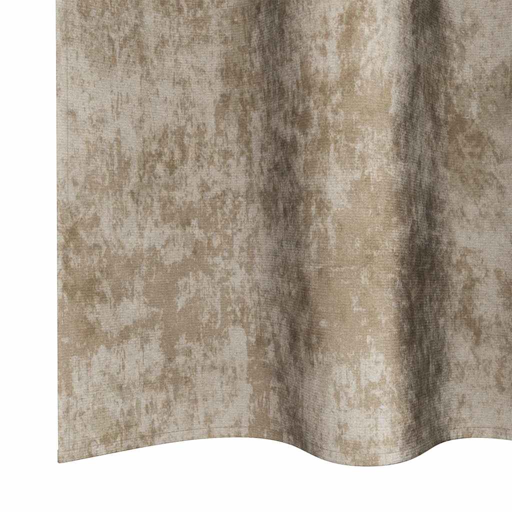 Bársonyfüggönyök 2 db pezsgőszín 245 x 140 cm Bársony