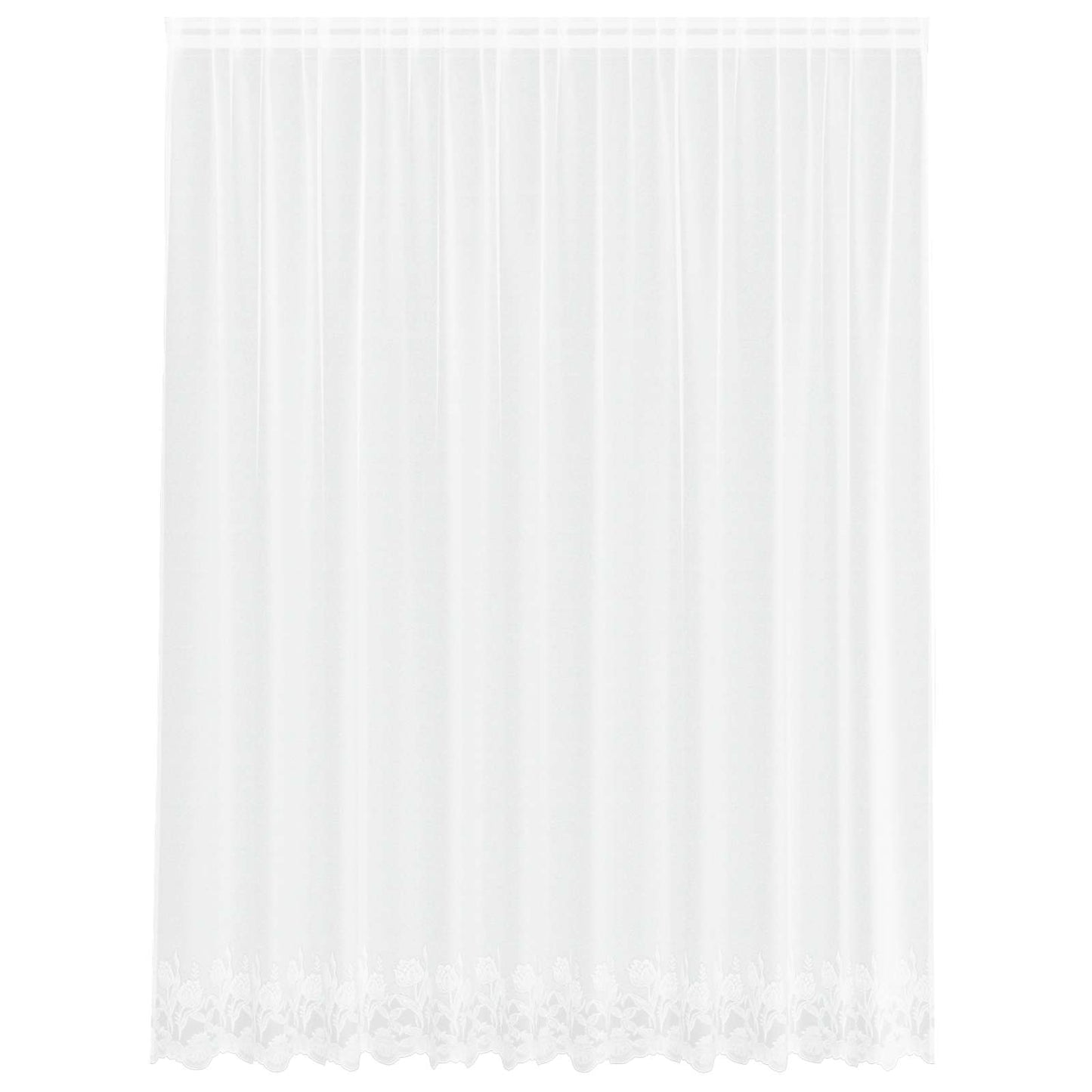 Csipkés Függöny Fehér 200 x 300 cm Poliészter