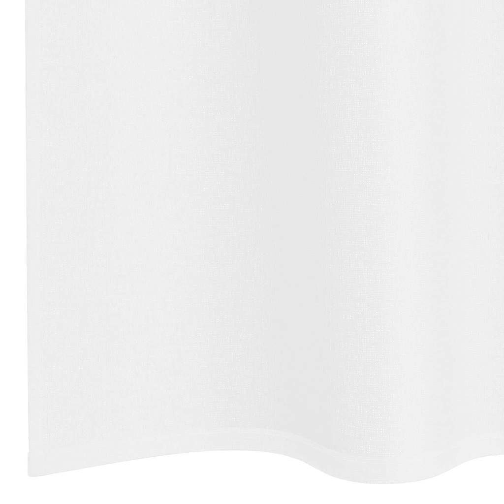 Voile Függöny 2 db Fehér 175 x 140 cm Poliészter