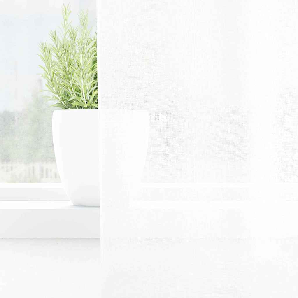 Voile Függöny 2 db Fehér 175 x 140 cm Poliészter