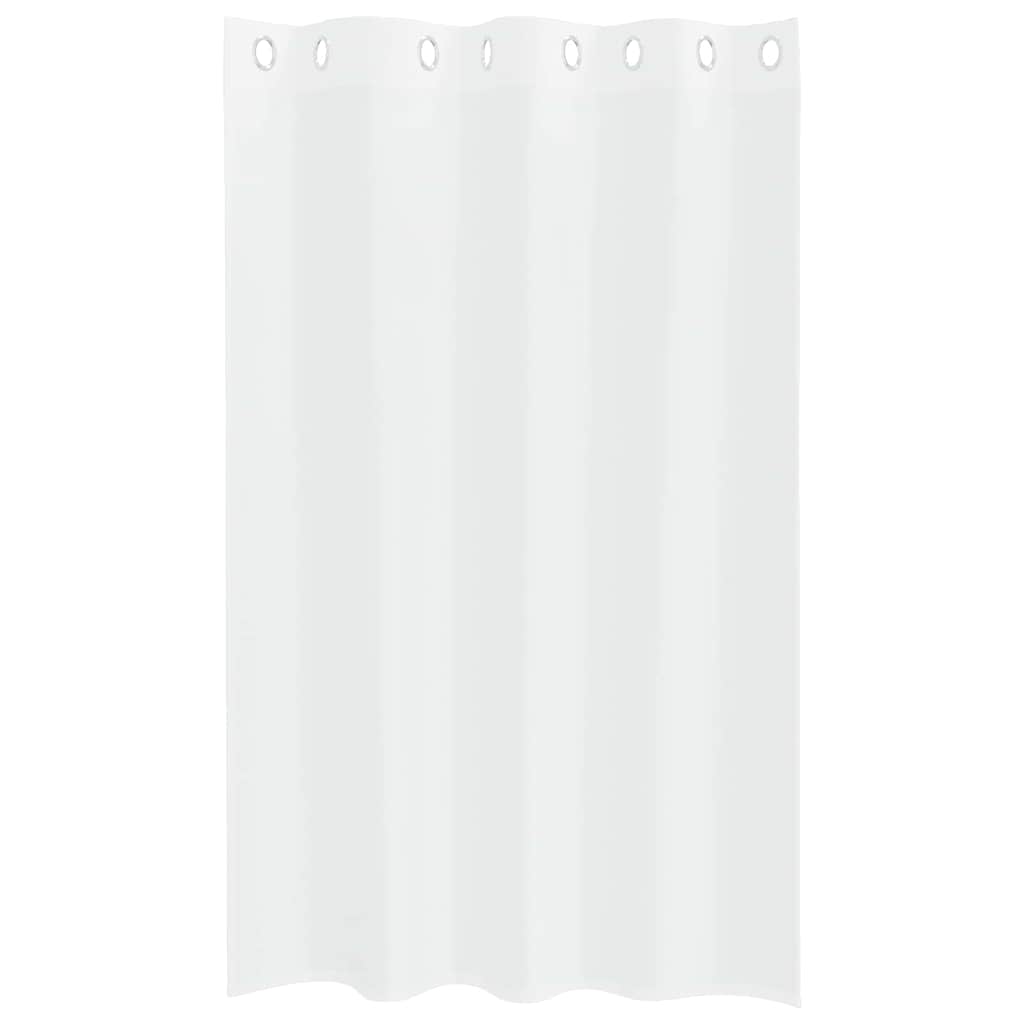 Voile Függöny 2 db Fehér 175 x 140 cm Poliészter