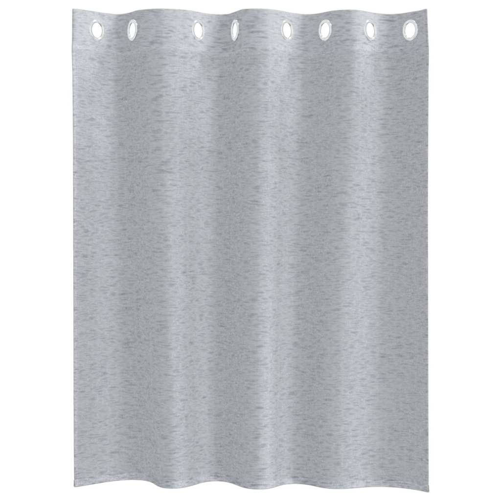 Voile Függöny 2 db Sötétszürke 140 x 140 cm Poliészter