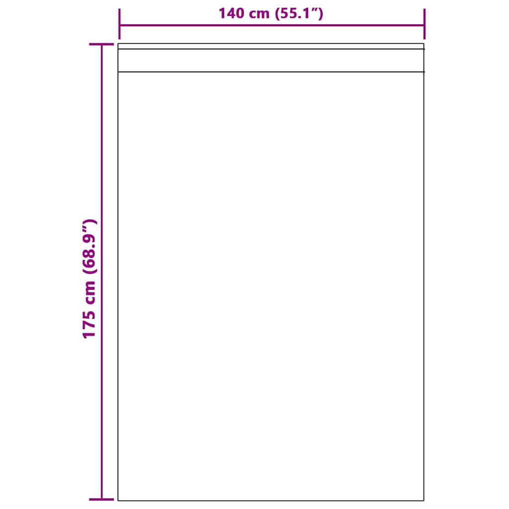 Voile Függöny függönyökkel 2 pcs Fehér 175 x 140 cm Poliészter