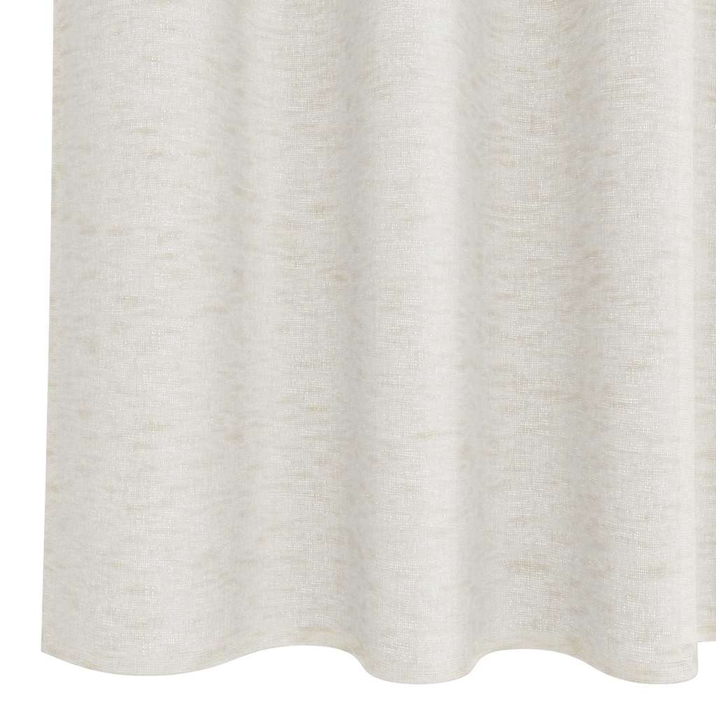 Voile Függöny függönyökkel 2 pcs Krém 245 x 140 cm Poliészter