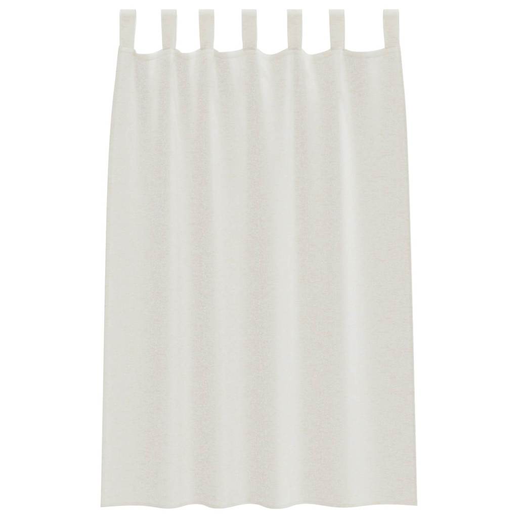 Voile Függöny függönyökkel 2 pcs Krém 175 x 140 cm Poliészter