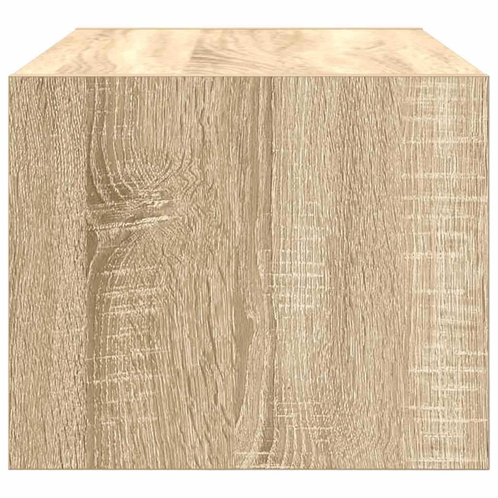 sonoma tölgy színű szerelt fa fali TV-szekrény 60x31x25,5 cm
