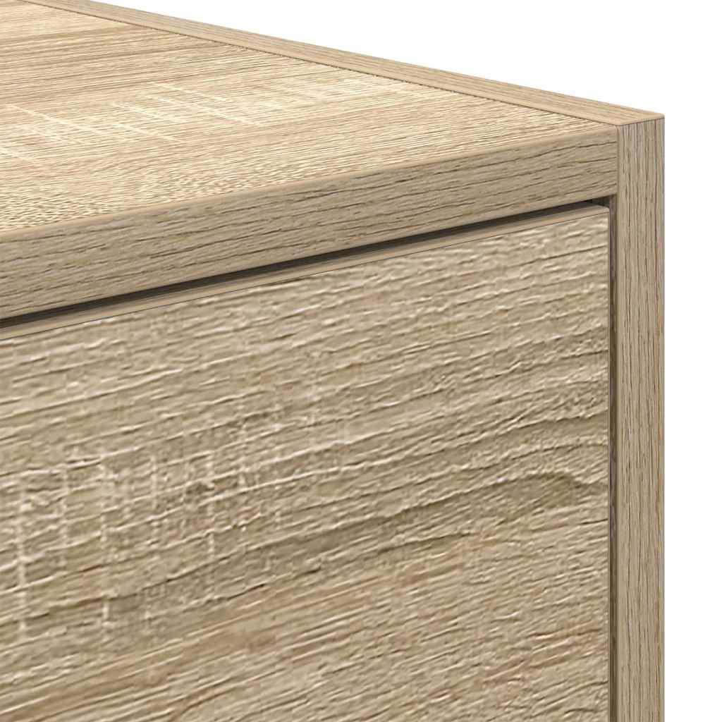 sonoma tölgy színű szerelt fa fali TV-szekrény 60x31x25,5 cm