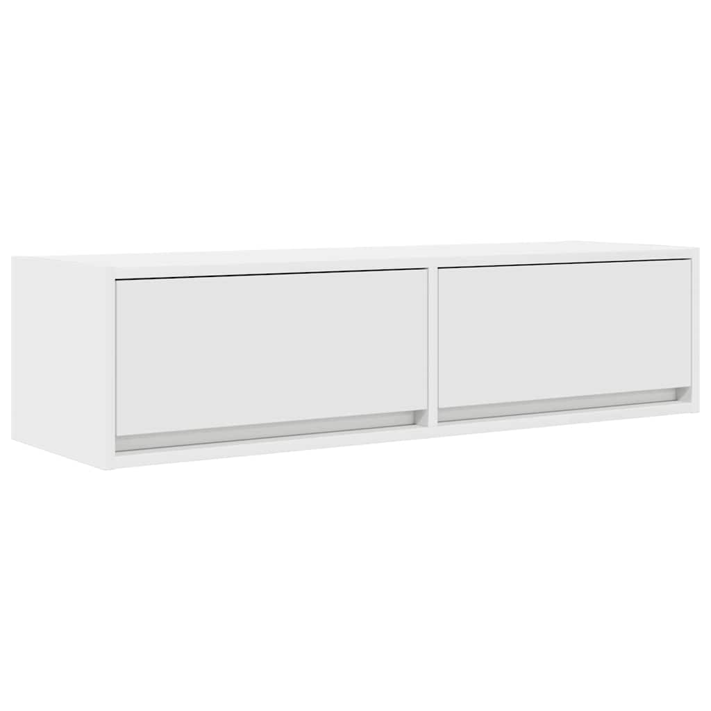 TV szekrény 100 x 31 x 25,5 cm Fehér Szerelt fa