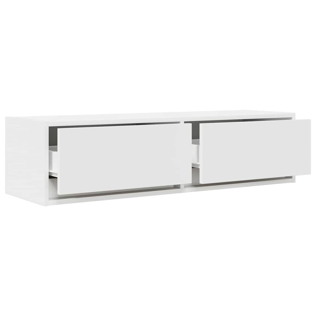 TV szekrény 100 x 31 x 25,5 cm Fehér Szerelt fa