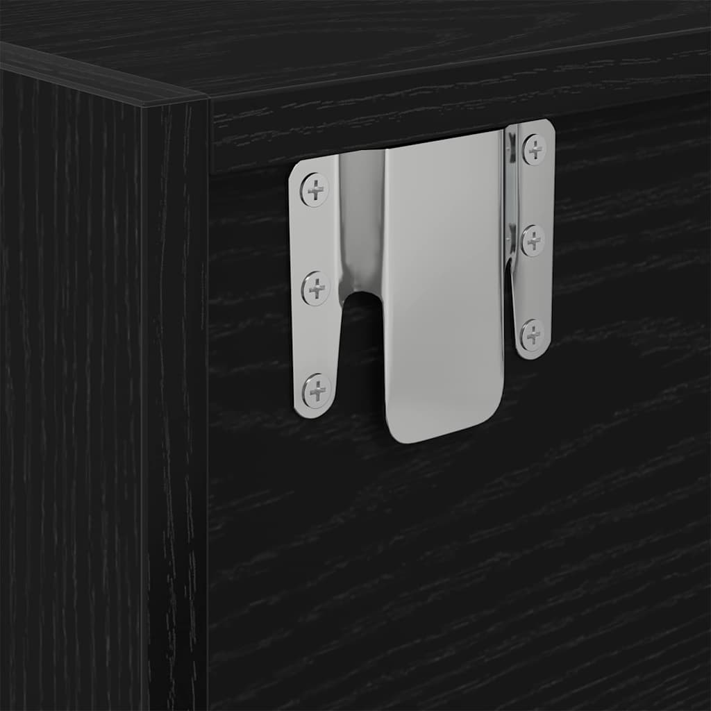 TV szekrény 100 x 31 x 25,5 cm Musta tammi Szerelt fa
