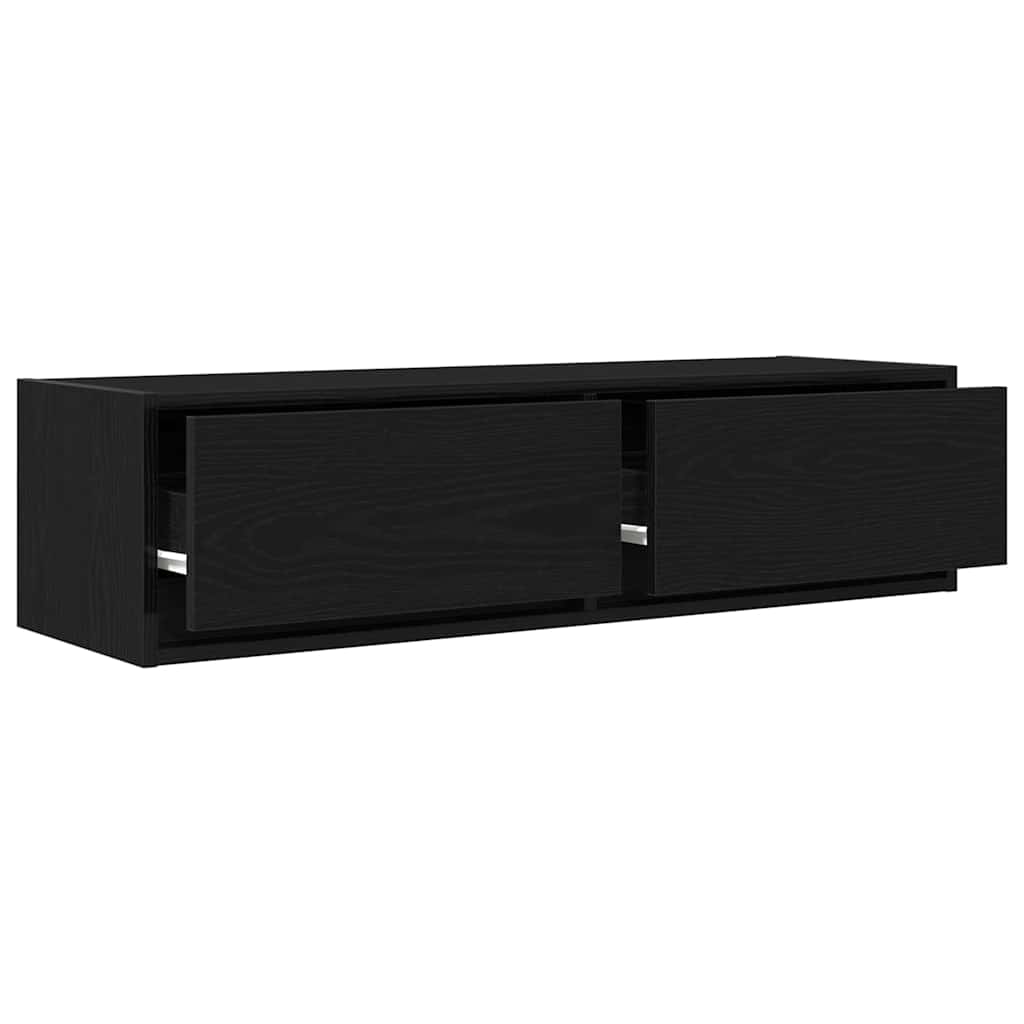 TV szekrény 100 x 31 x 25,5 cm Musta tammi Szerelt fa