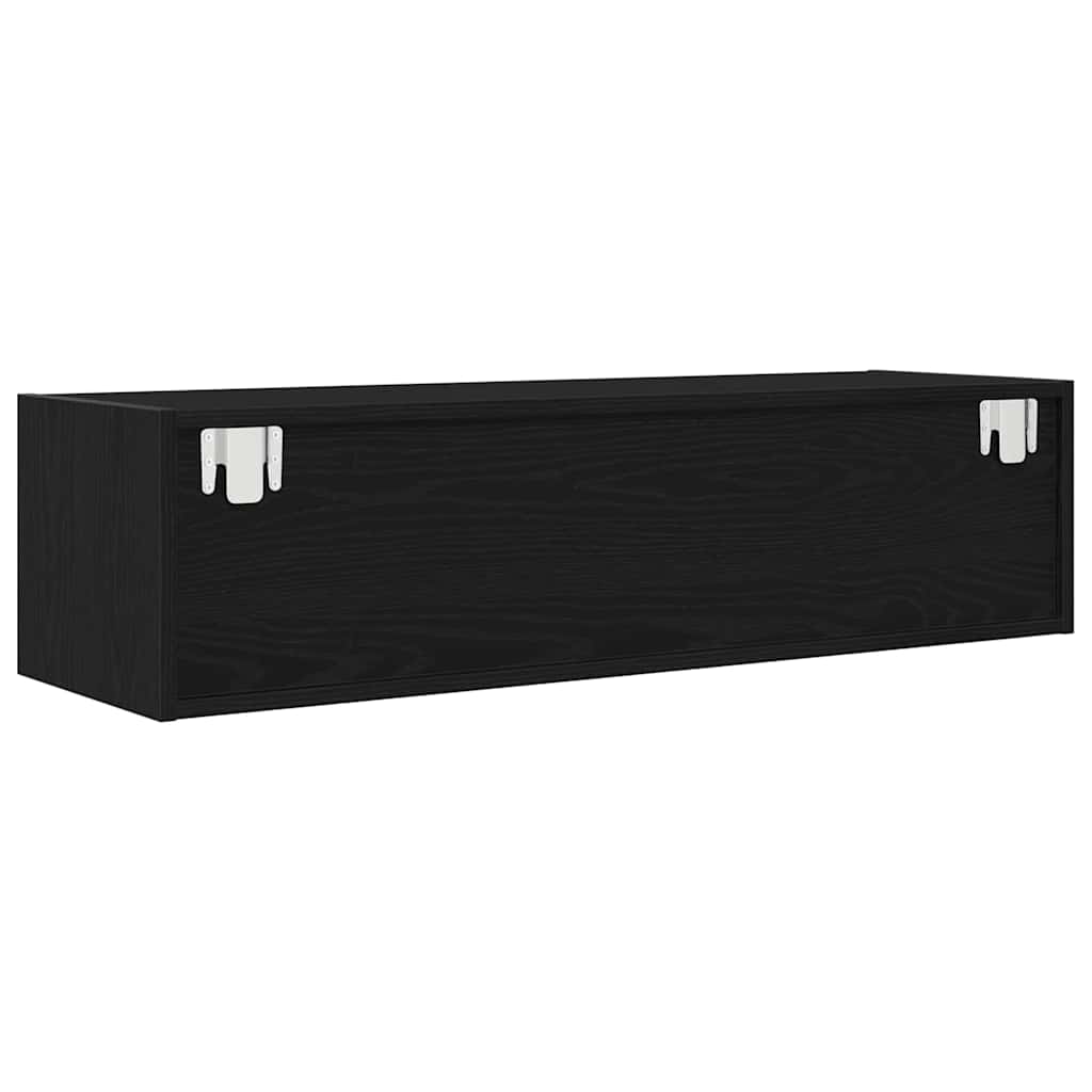 TV szekrény 100 x 31 x 25,5 cm Musta tammi Szerelt fa