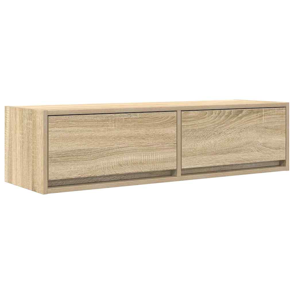 TV szekrény 100 x 31 x 25,5 cm sonoma tölgy Szerelt fa