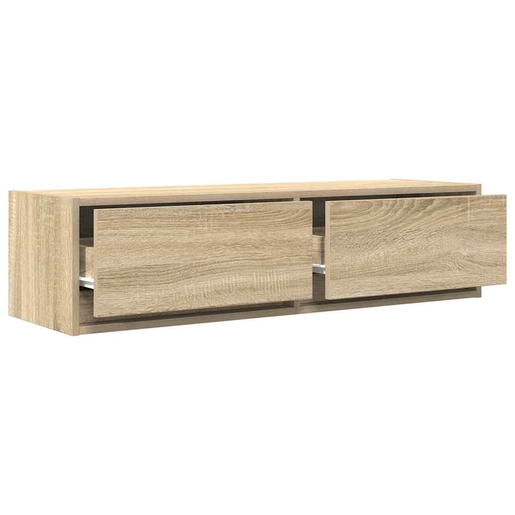 TV szekrény 100 x 31 x 25,5 cm sonoma tölgy Szerelt fa
