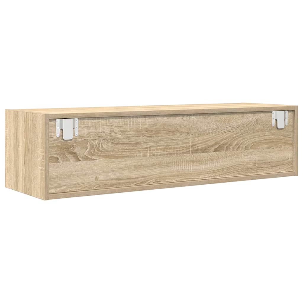 TV szekrény 100 x 31 x 25,5 cm sonoma tölgy Szerelt fa