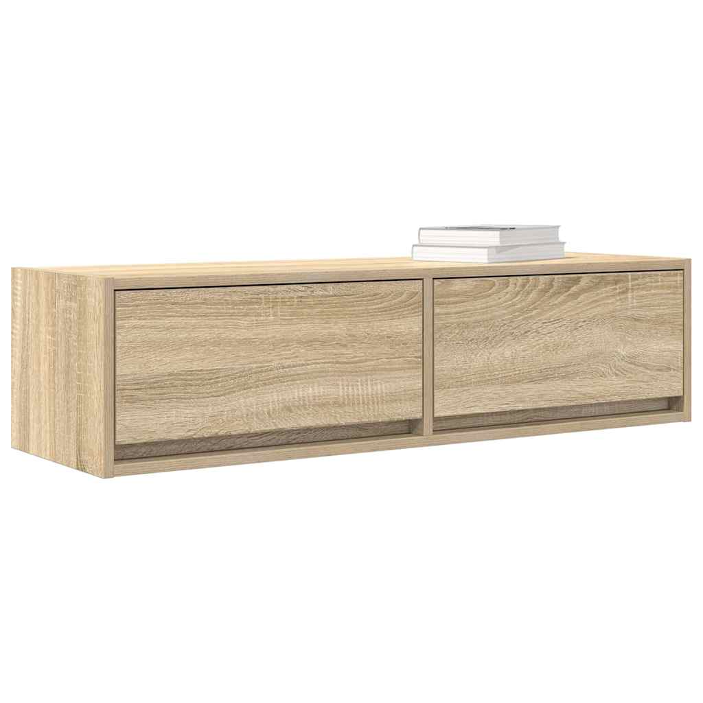 TV szekrény 100 x 31 x 25,5 cm sonoma tölgy Szerelt fa