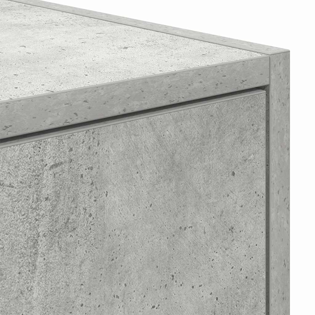 TV szekrény 100 x 31 x 25,5 cm Beton szürke Szerelt fa