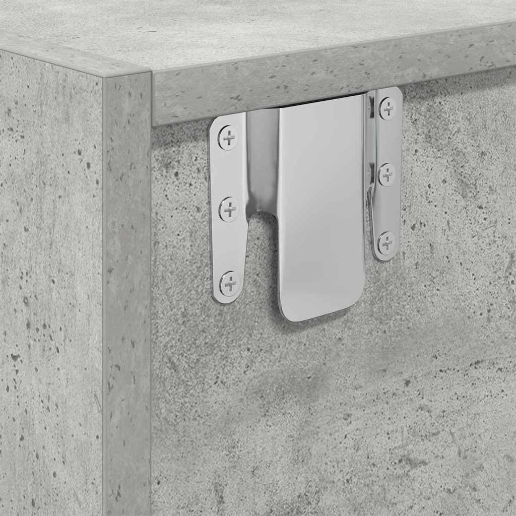TV szekrény 100 x 31 x 25,5 cm Beton szürke Szerelt fa