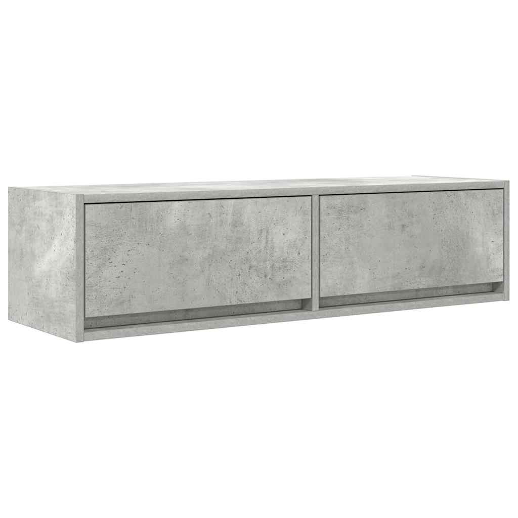 TV szekrény 100 x 31 x 25,5 cm Beton szürke Szerelt fa