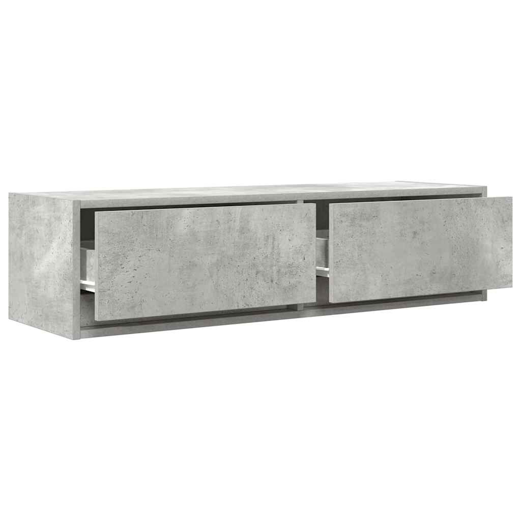 TV szekrény 100 x 31 x 25,5 cm Beton szürke Szerelt fa
