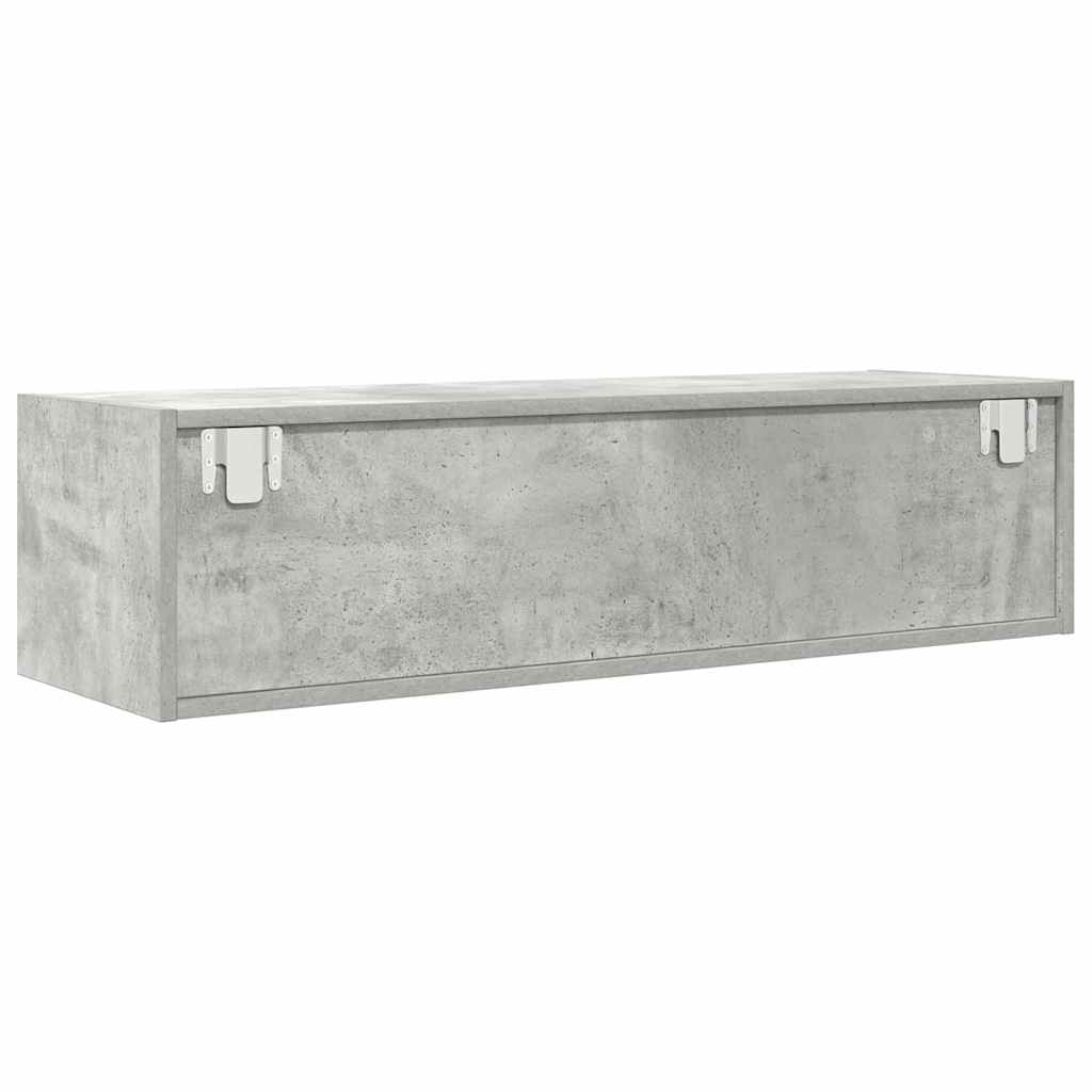 TV szekrény 100 x 31 x 25,5 cm Beton szürke Szerelt fa