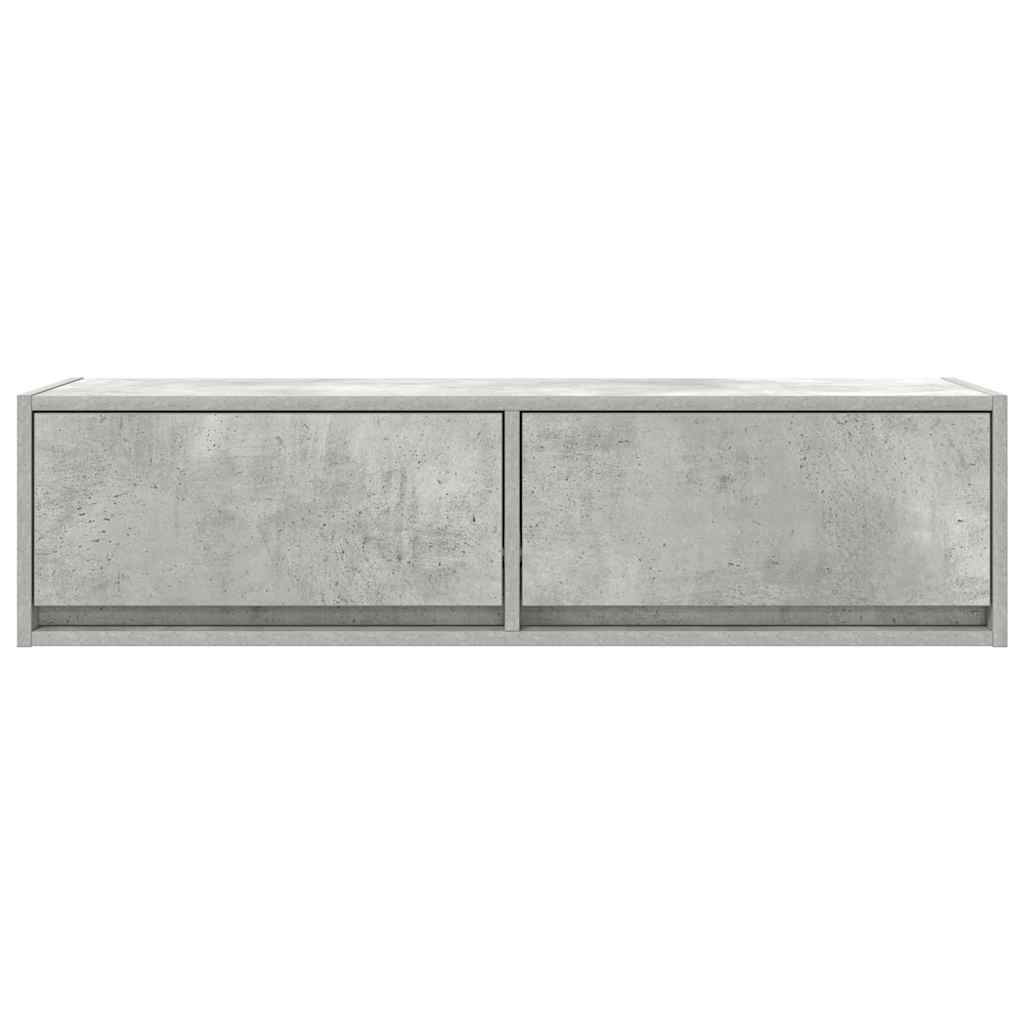 TV szekrény 100 x 31 x 25,5 cm Beton szürke Szerelt fa