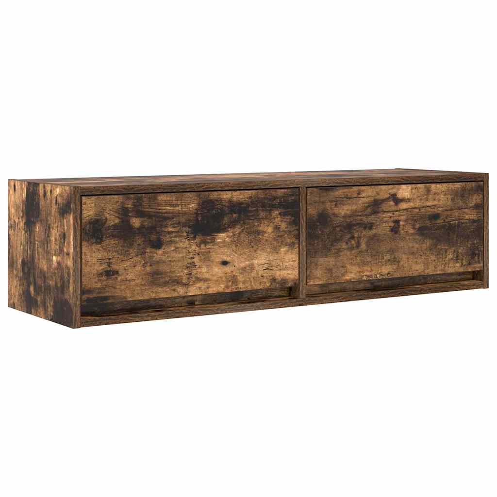 TV szekrény 100 x 31 x 25,5 cm Füstölt tölgy Szerelt fa