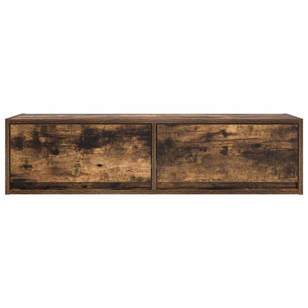 TV szekrény 100 x 31 x 25,5 cm Füstölt tölgy Szerelt fa