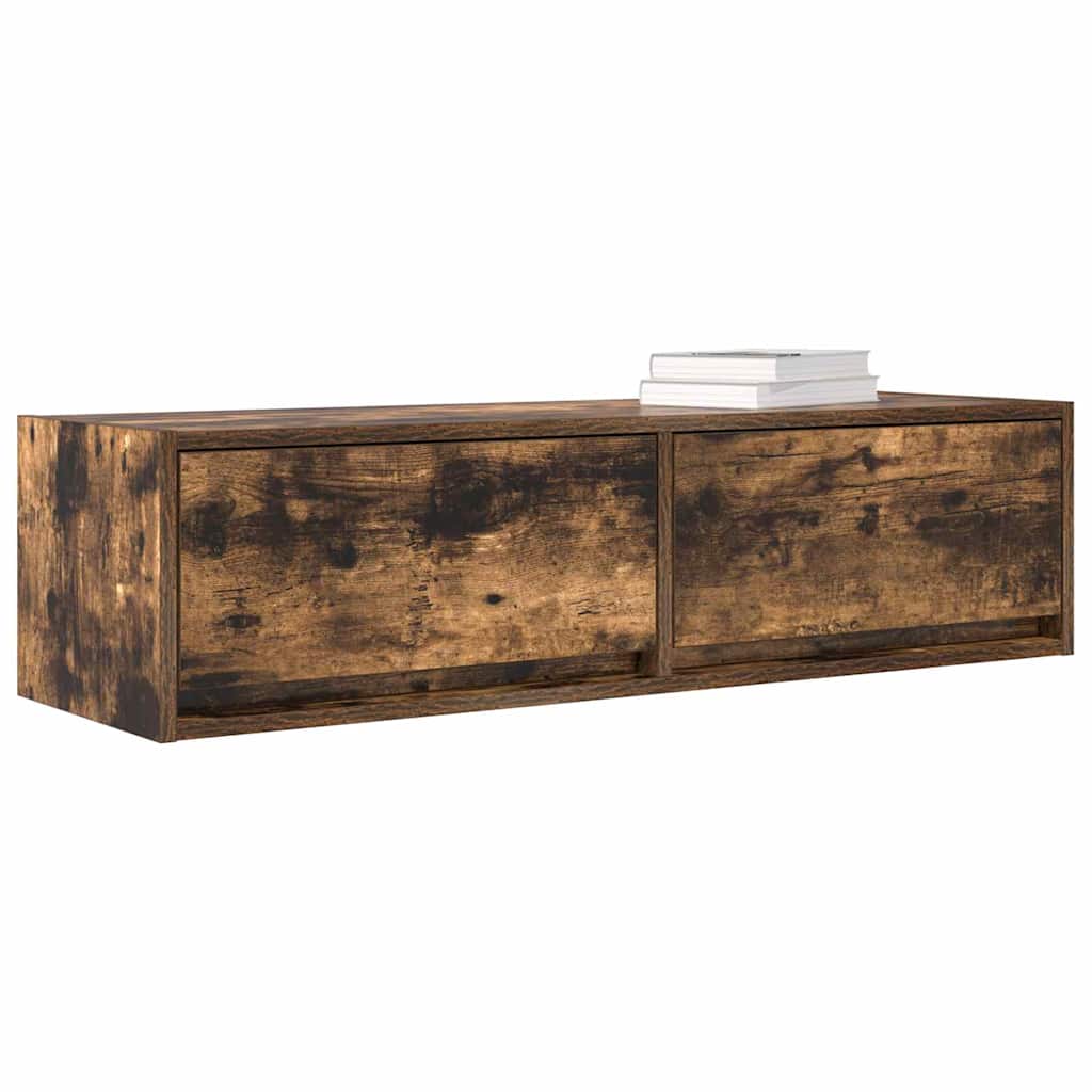 TV szekrény 100 x 31 x 25,5 cm Füstölt tölgy Szerelt fa