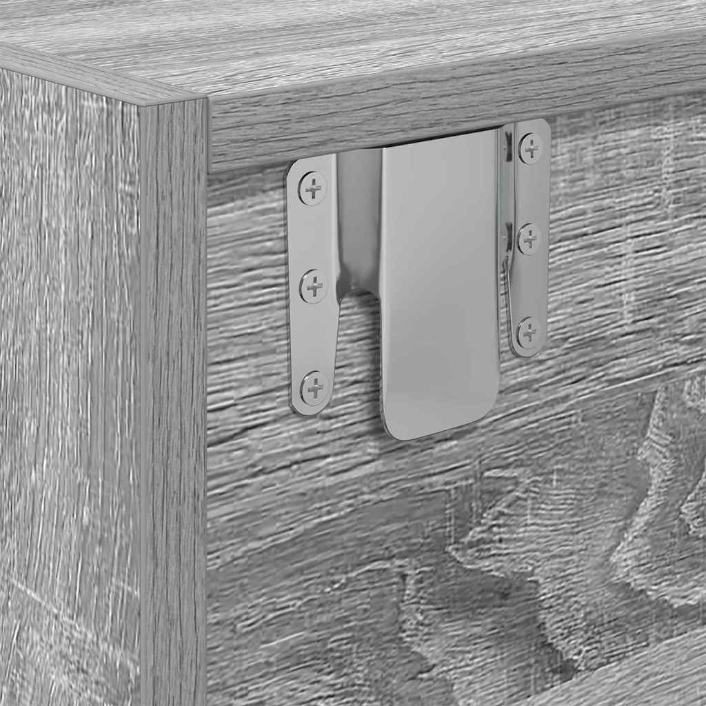 TV szekrény 100 x 31 x 25,5 cm Szürke sonoma Szerelt fa