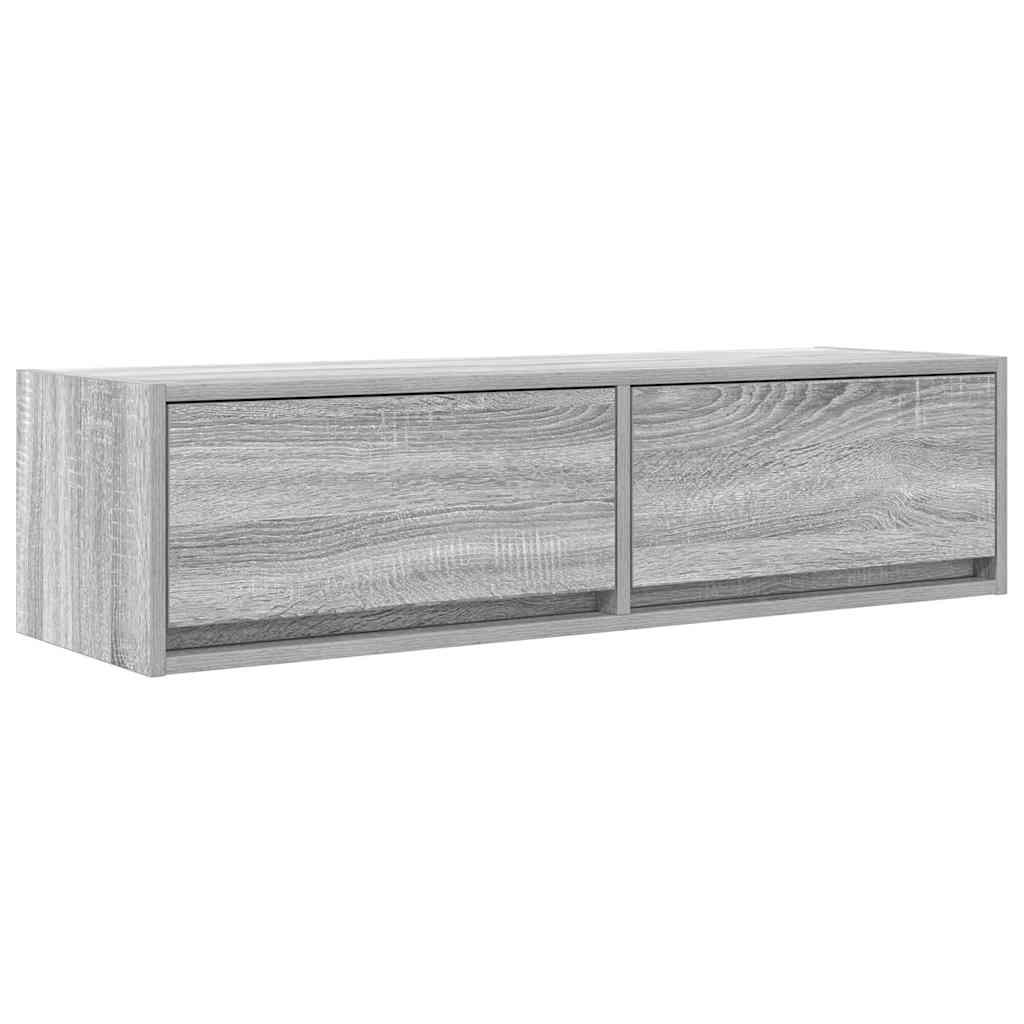 TV szekrény 100 x 31 x 25,5 cm Szürke sonoma Szerelt fa