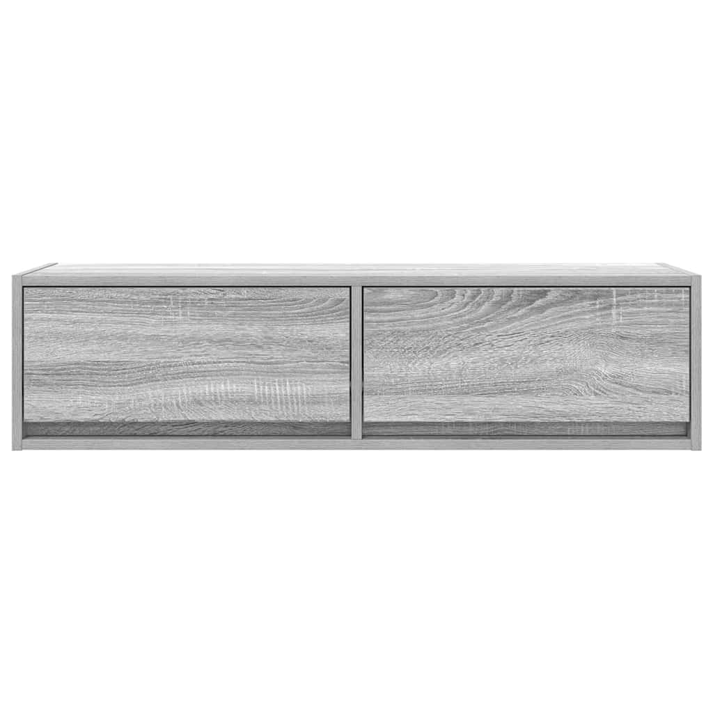 TV szekrény 100 x 31 x 25,5 cm Szürke sonoma Szerelt fa