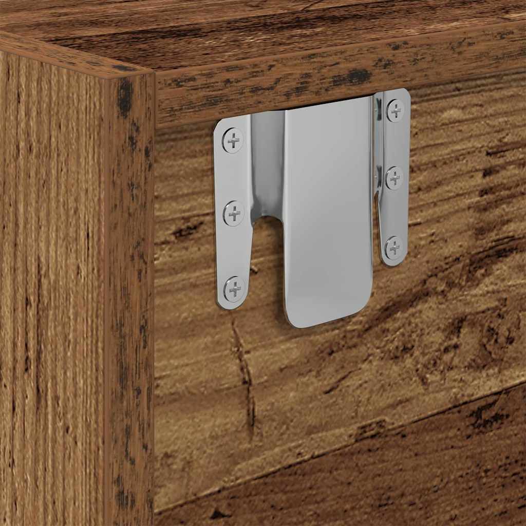TV szekrény 100 x 31 x 25,5 cm Régi fa Szerelt fa