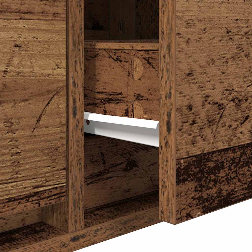 TV szekrény 100 x 31 x 25,5 cm Régi fa Szerelt fa