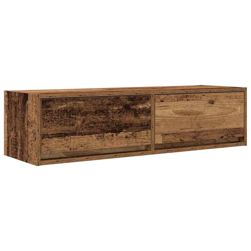 TV szekrény 100 x 31 x 25,5 cm Régi fa Szerelt fa
