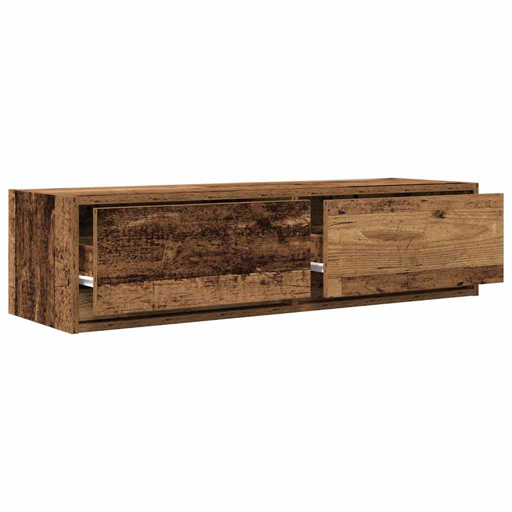 TV szekrény 100 x 31 x 25,5 cm Régi fa Szerelt fa