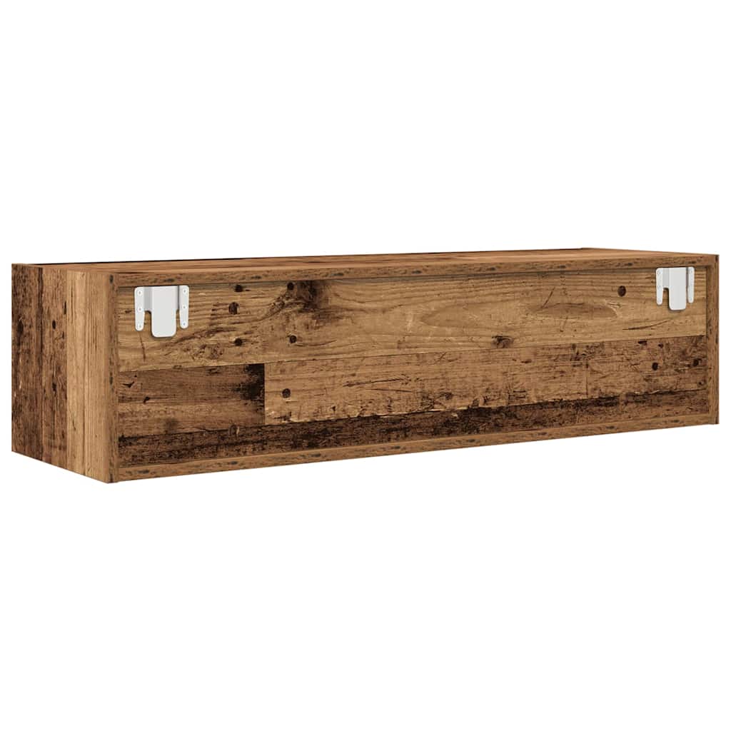 TV szekrény 100 x 31 x 25,5 cm Régi fa Szerelt fa