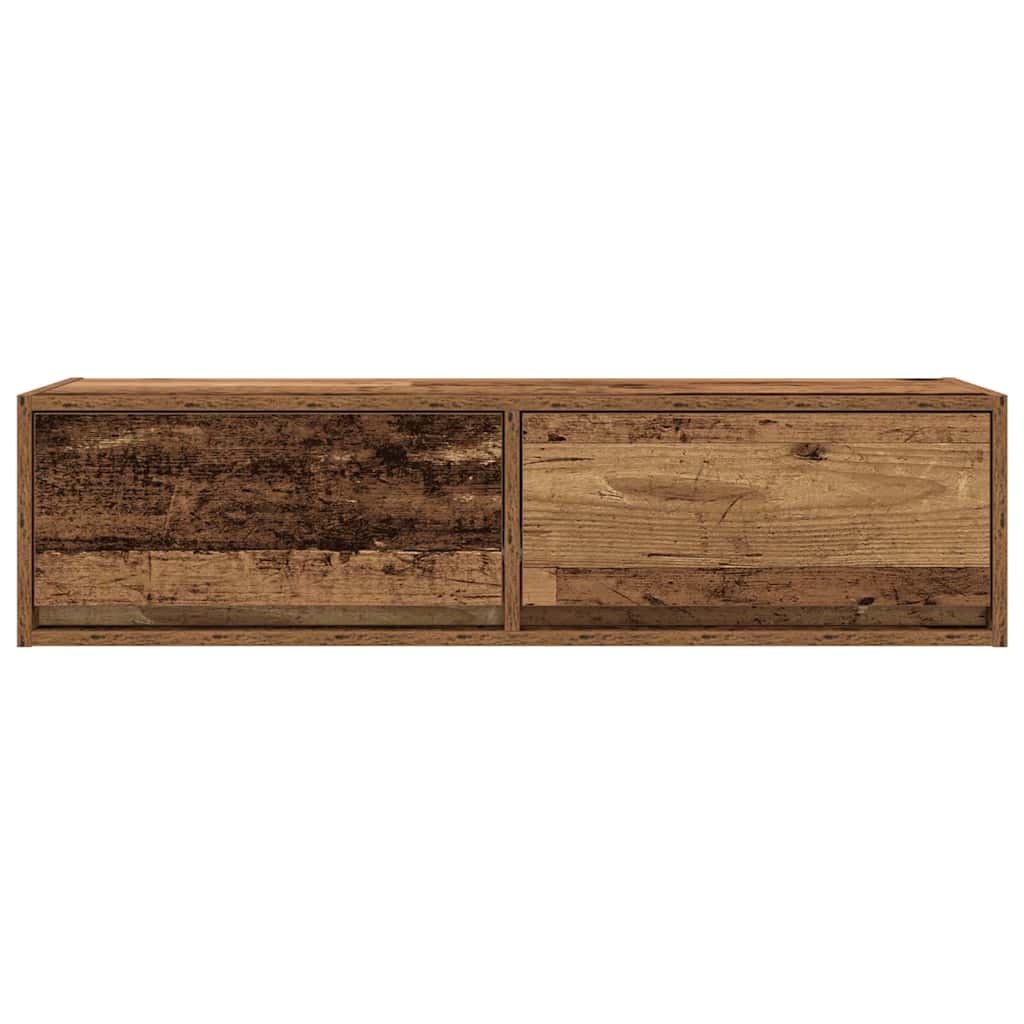 TV szekrény 100 x 31 x 25,5 cm Régi fa Szerelt fa