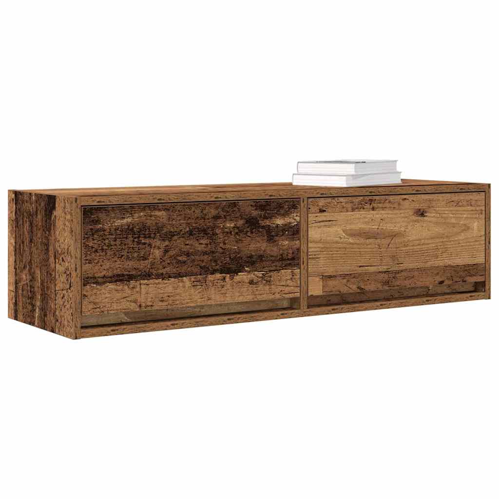 TV szekrény 100 x 31 x 25,5 cm Régi fa Szerelt fa