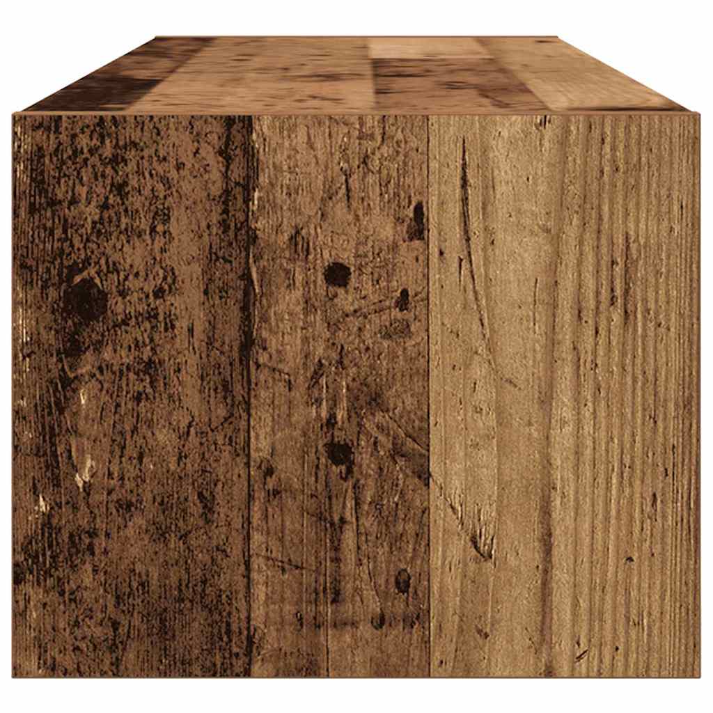 TV szekrény 100 x 31 x 25,5 cm Régi fa Szerelt fa