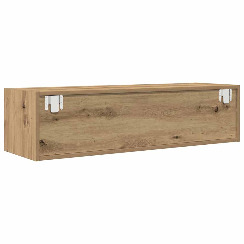 TV szekrény 100 x 31 x 25,5 cm kézműves tölgy Szerelt fa
