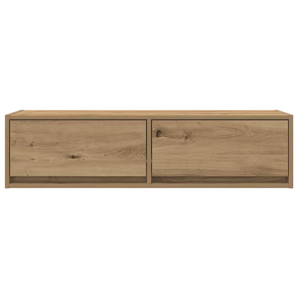 TV szekrény 100 x 31 x 25,5 cm kézműves tölgy Szerelt fa