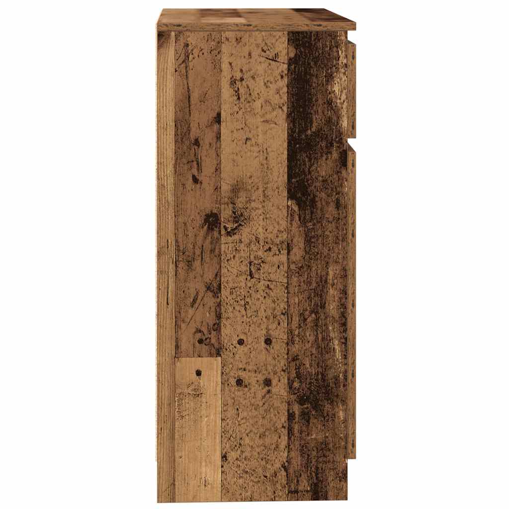 antik fa szerelt fa tálalószekrény fiókos 71x35x84 cm