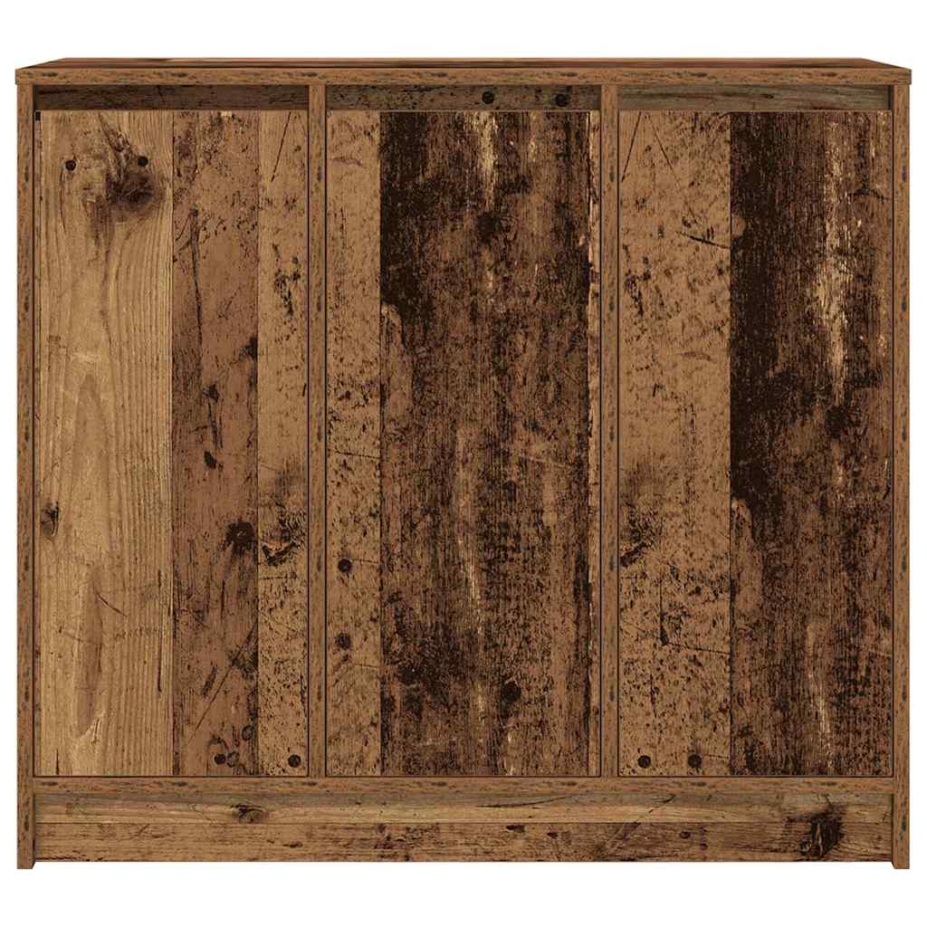 antik fa szerelt fa tálalószekrény 85x34x76 cm