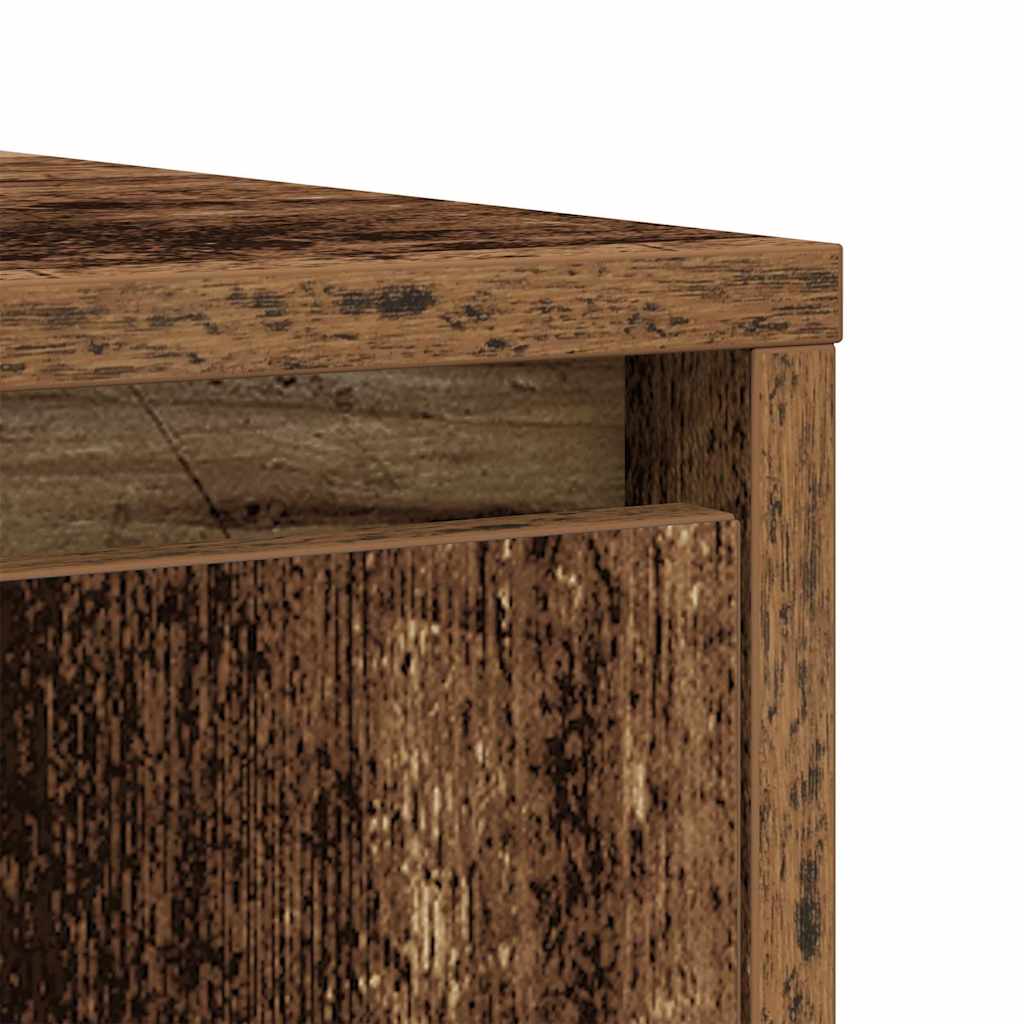 antik fa szerelt fa tálalószekrény 85x34x76 cm