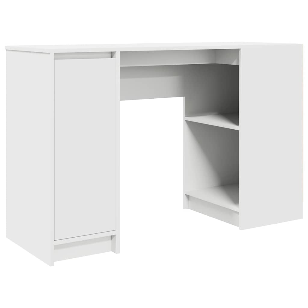 fehér forgácslap íróasztal 120x42x76 cm