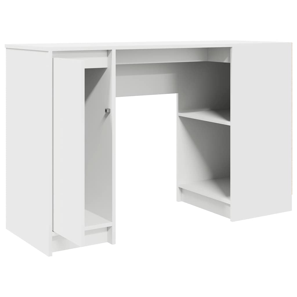 fehér forgácslap íróasztal 120x42x76 cm